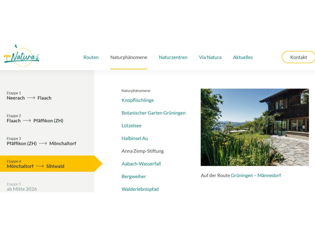 Jetzt eröffnet: 4. Etappe Via Natura